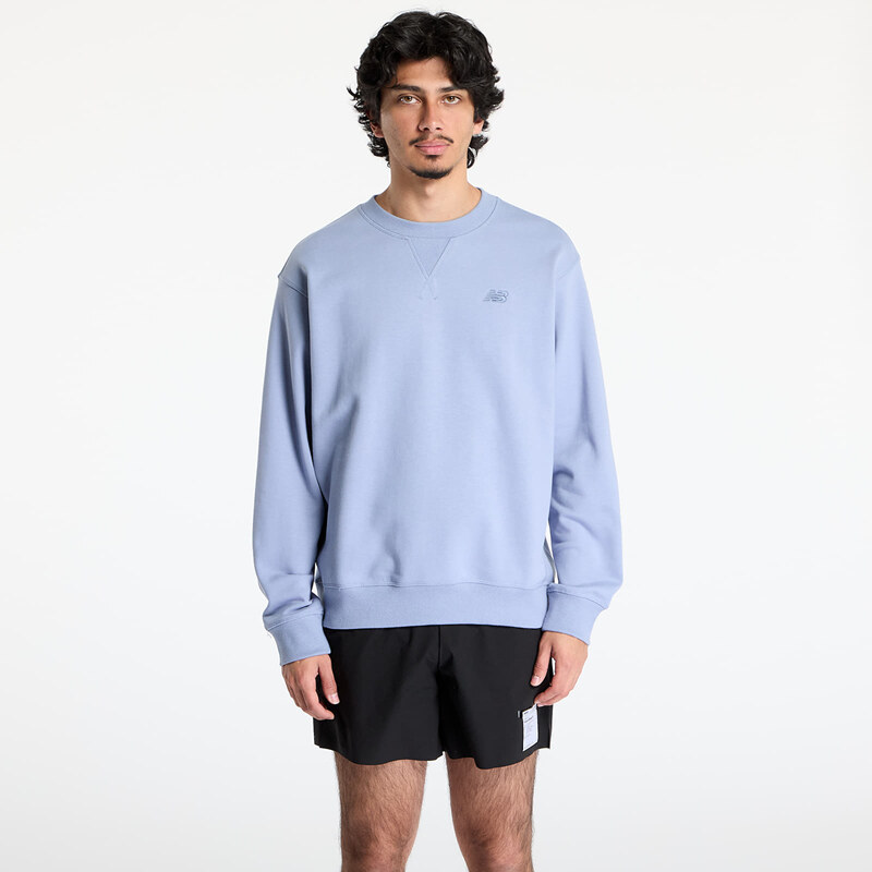 Mikina New Balance Athletics French Terry Crew Dusk Shower L 63552201