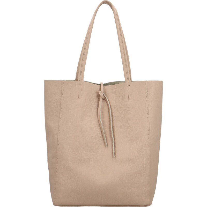 Dámska kožená kabelka cez rameno staroružová - Delami Vera Pelle 53478368