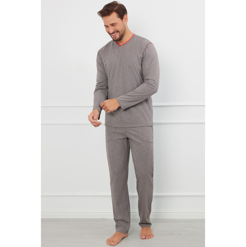 Pánske pyžamo Italian Fashion Ludwik dł.r. dł.sp. 64234956