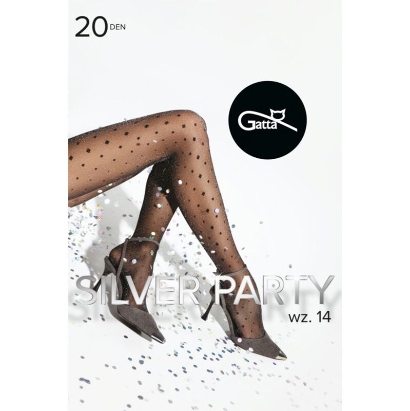 Silonkové pančuchy Gatta Silver Party 14 64235047