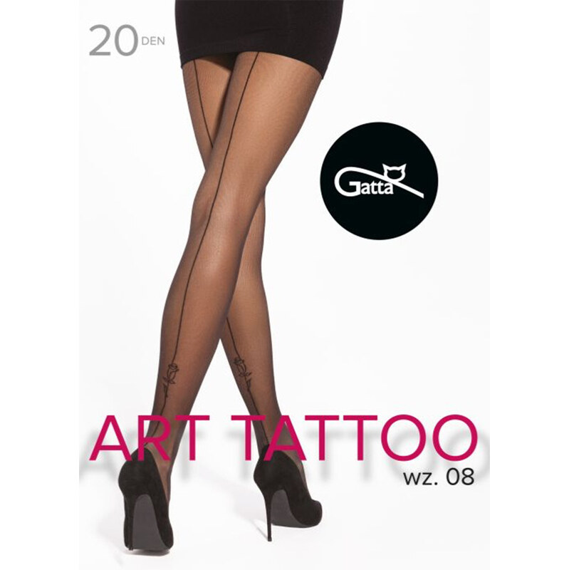 Silonkové pančuchy Gatta Tattoo 08 20 DEN 64235052