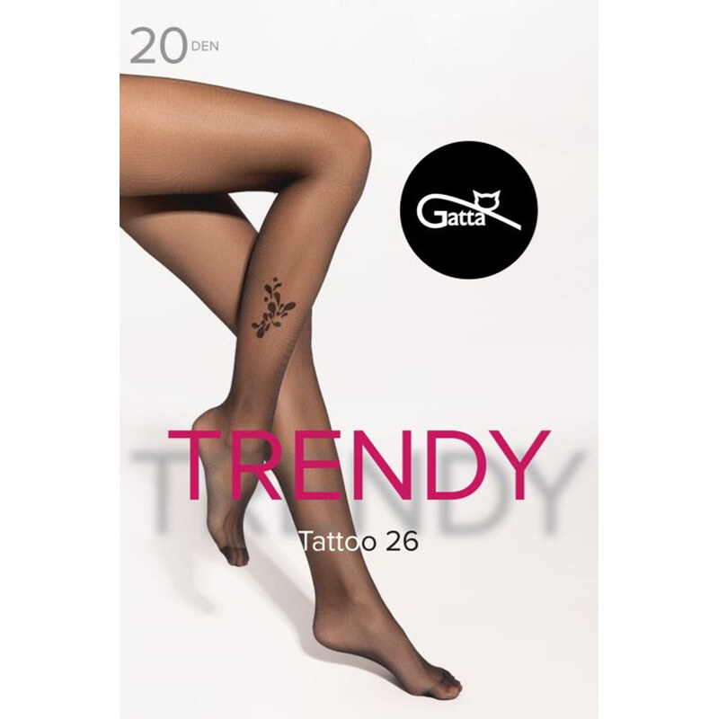 Silonkové pančuchy Gatta Tattoo 26 20 DEN 64235678