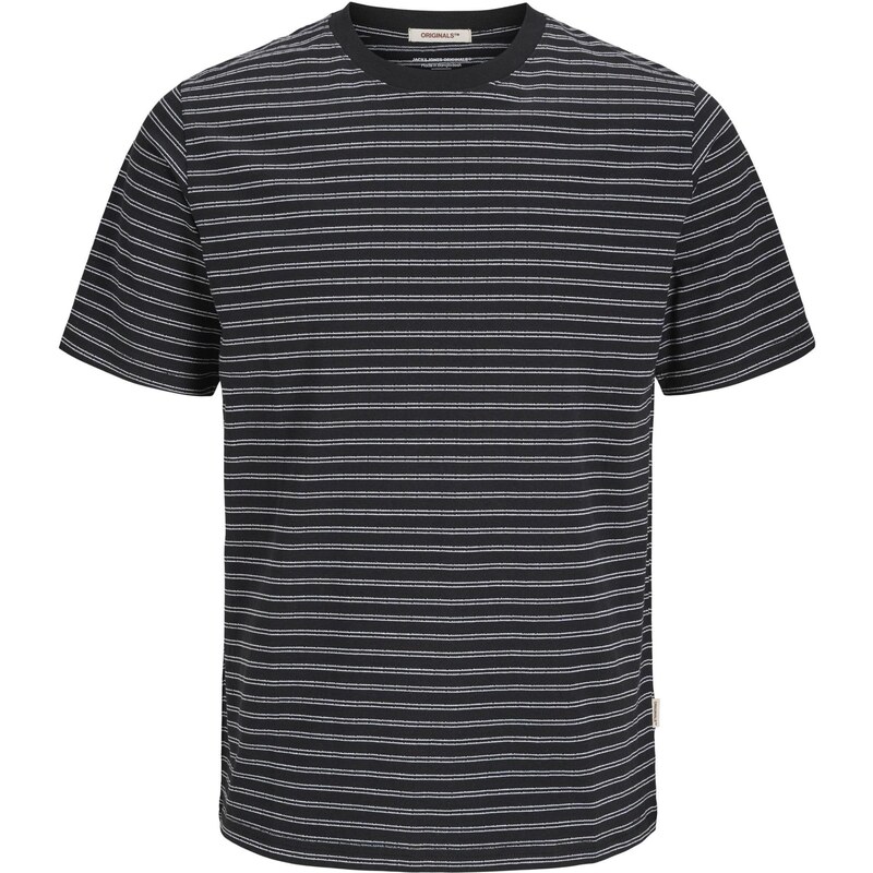 JACK & JONES Tričko JORCanggu čierna / biela 63490697
