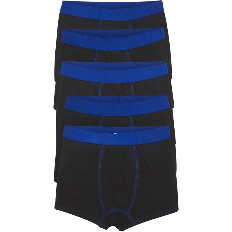 bonprix Boxerky s mäkkou bavlnou (5 ks), farba čierna 44733296