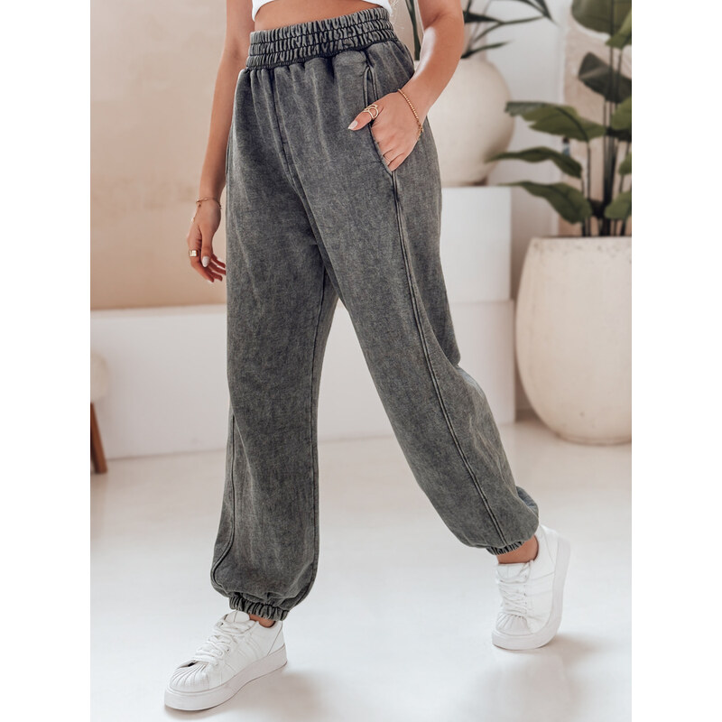 Dámske nohavice casual DREY Farba sivá DSTREET 64674933