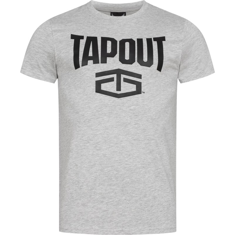 Tapout Tričko Active sivá melírovaná / čierna 63956554