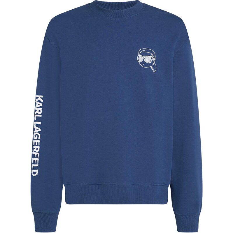 Karl Lagerfeld Mikina Ikon tmavomodrá / biela 63556273