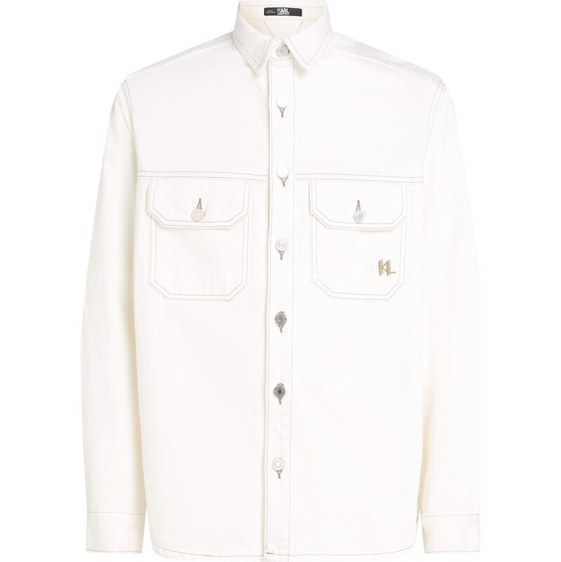 Karl Lagerfeld Košeľa krémová 63556361