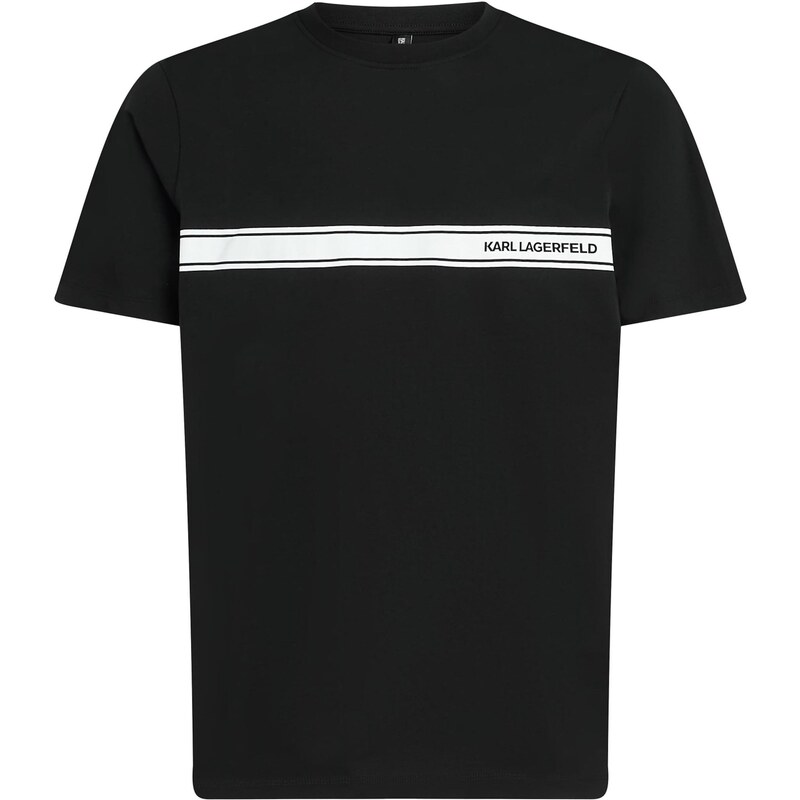 Karl Lagerfeld Tričko čierna / šedobiela 63556343