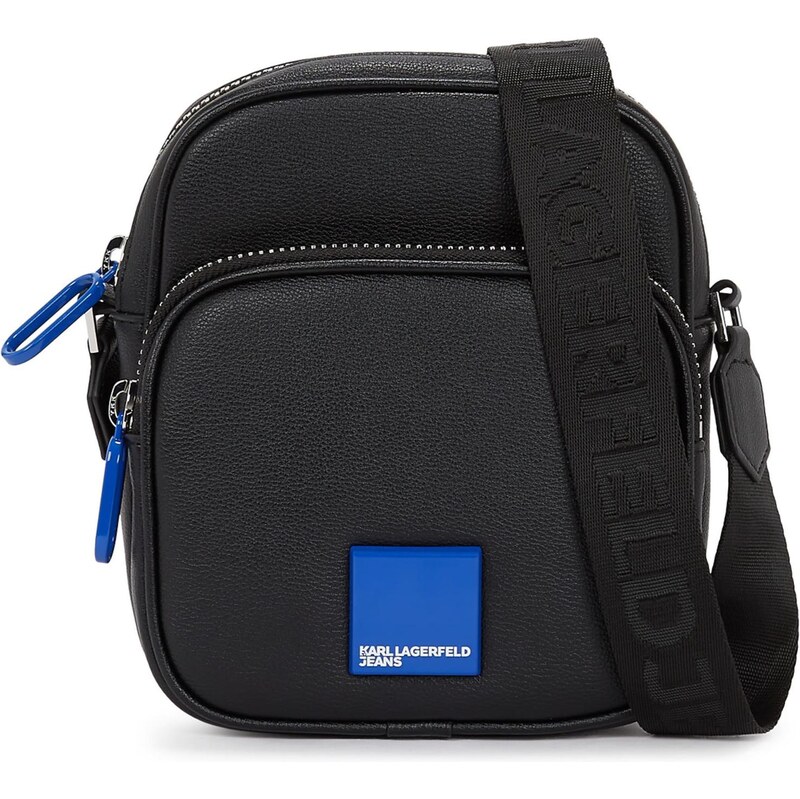 KARL LAGERFELD JEANS Taška cez rameno kráľovská modrá / čierna / biela 63556376