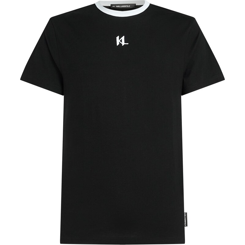 Karl Lagerfeld Tričko čierna / biela 63556424