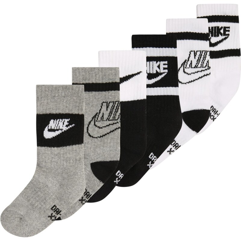 Nike Sportswear Ponožky sivá / čierna / biela 63556708