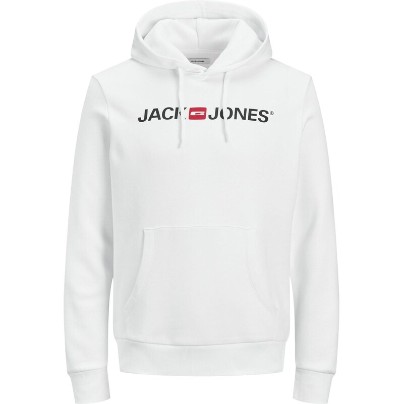 JACK & JONES Mikina červená / čierna / biela 63657869