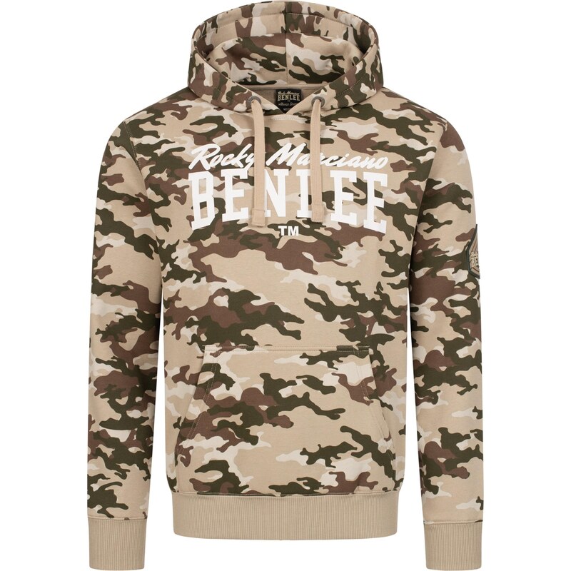 Benlee Športová mikina Carlyn hnedá / zelená / biela 64382692