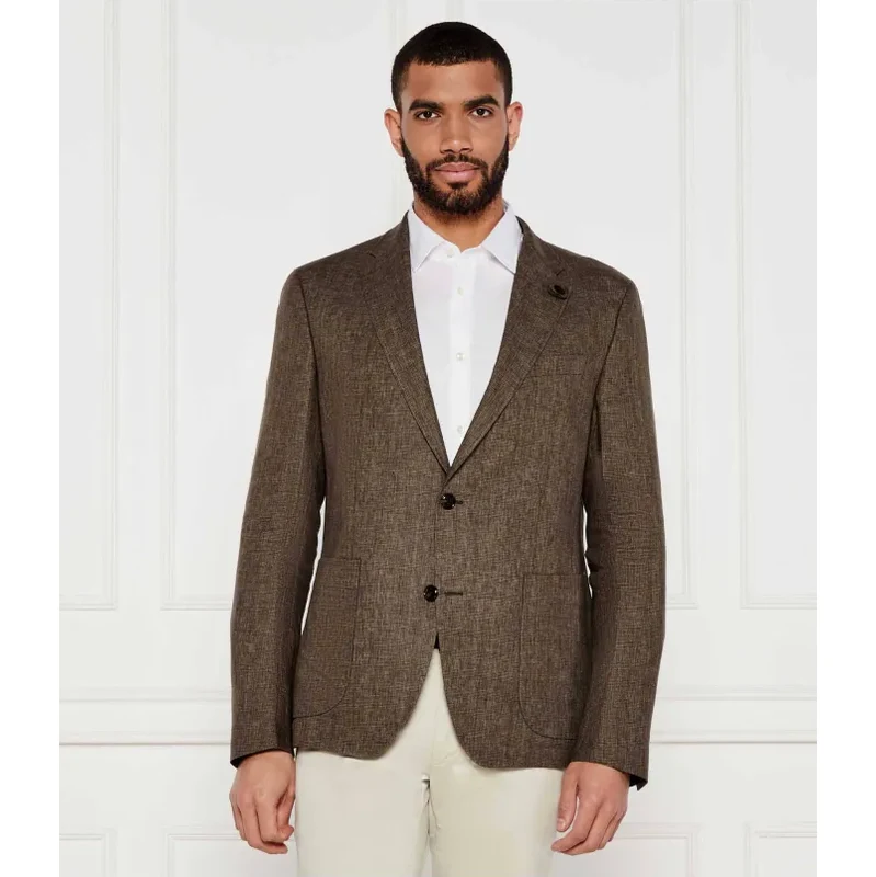 Joop! Ľanová sako Hoverest12 | Slim Fit 63554906