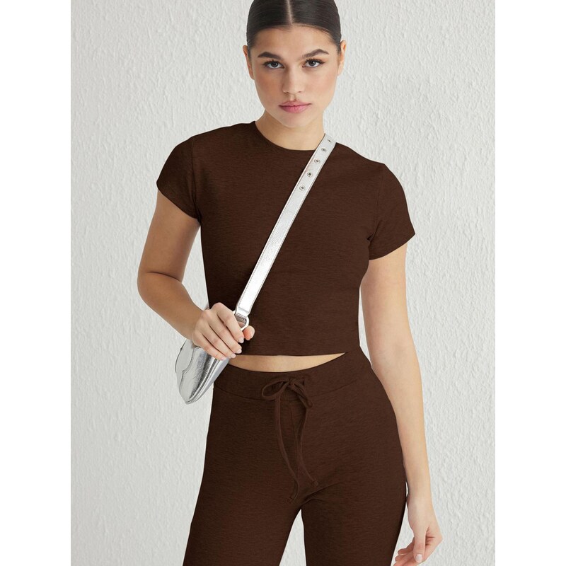 Trendyol Nohavicový kostým čokoládová 66179410