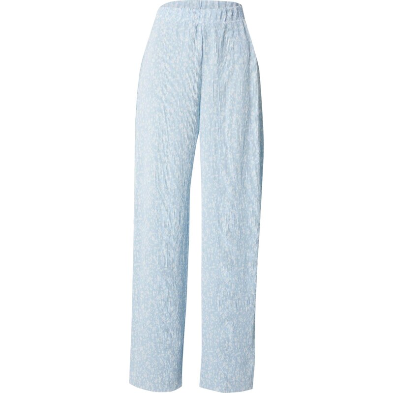 PIECES Nohavice PCFLORA svetlomodrá / biela 65878652