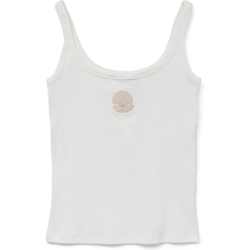 VERO MODA Top VMDiana telová / biela 63594377