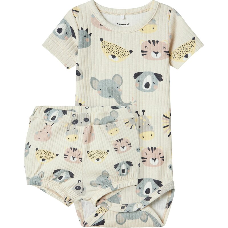 NAME IT Súpravy bielizne NBNOSUMMER béžová / dymovo modrá / pastelovo 63570930