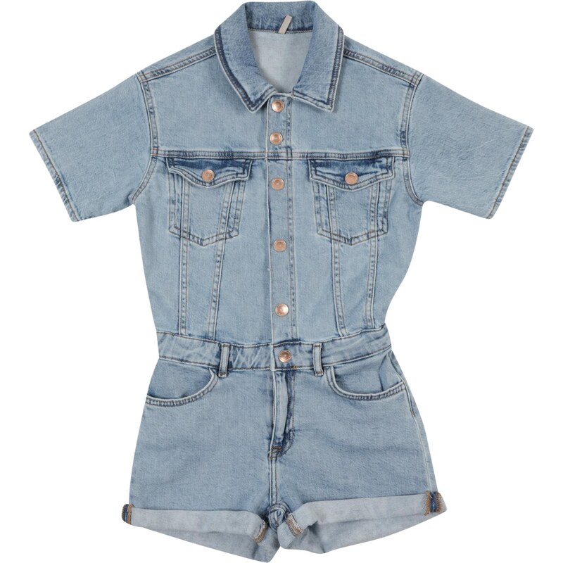 ONLY GIRLS Overal KOGCASTEL modrá denim 63571218