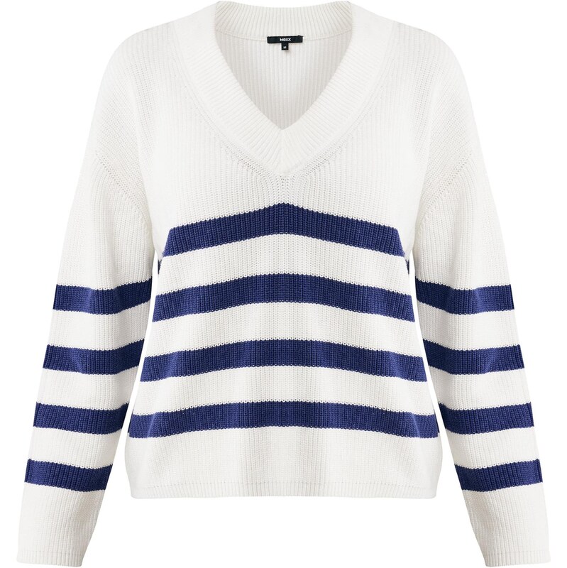 MEXX Sveter námornícka modrá / biela 63570845