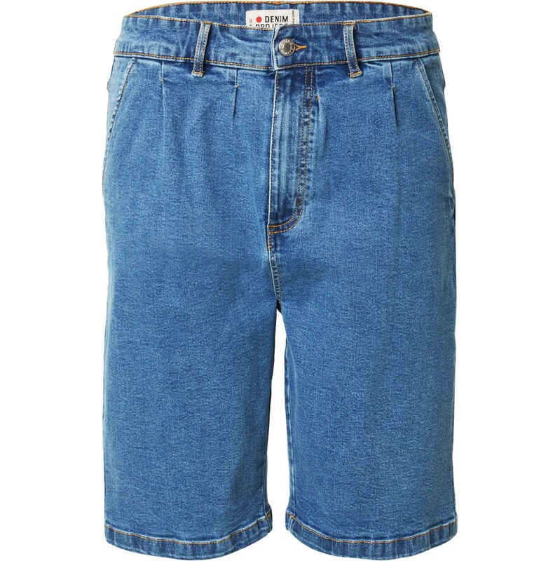 Denim Project Plisované rifle modrá denim 63571122