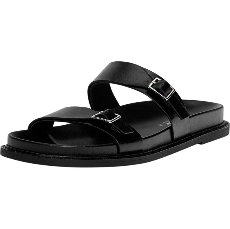 Pull&Bear Šľapky čierna 64565589