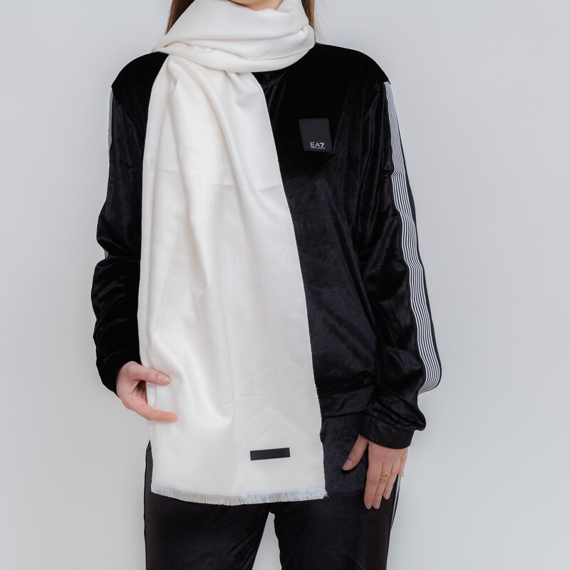 EA7 Emporio Armani Wide Scarf WHITE 63572200