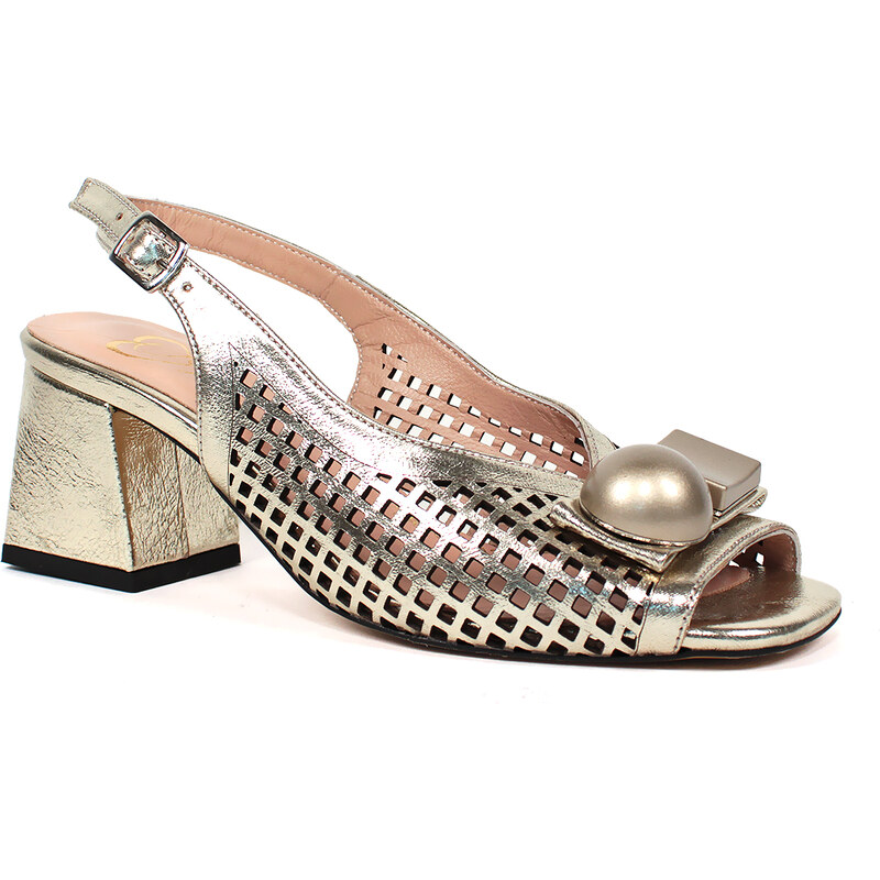 Secretshoes Elegantné kožené sandále 63576248