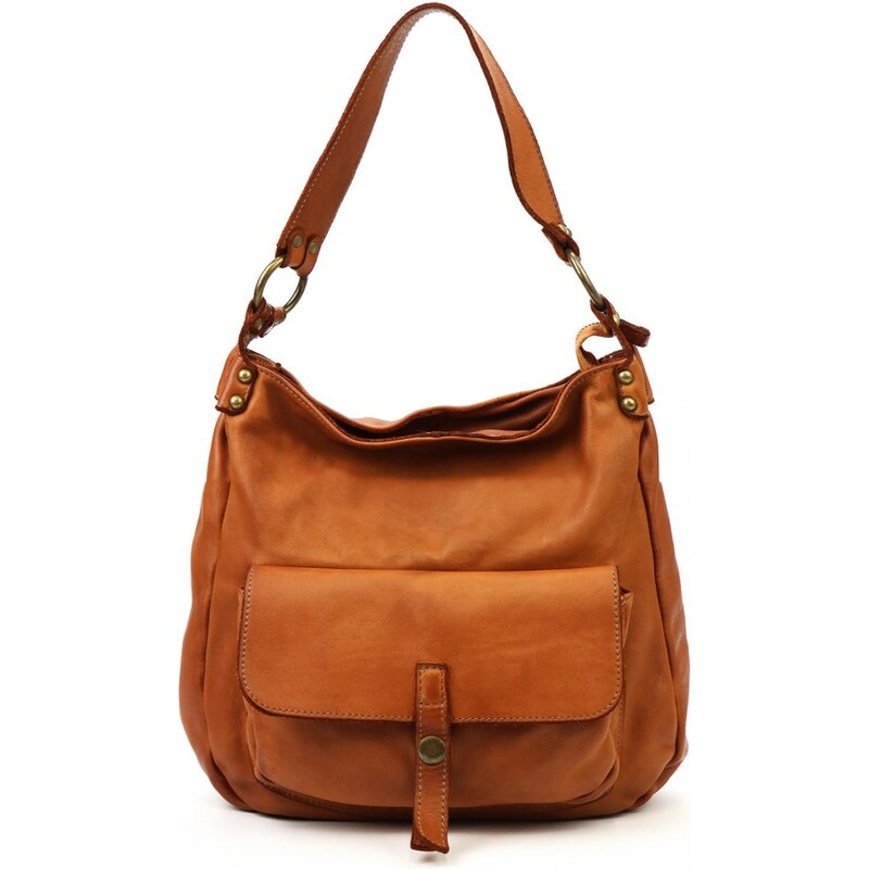 VS Dámská kožená kabelka Alex hnedá 63580909