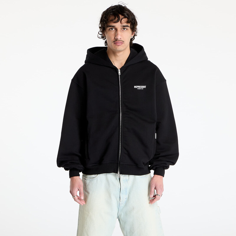 Mikina REPRESENT Represent Owners Club Zip Hoodie Black XXL 63581580