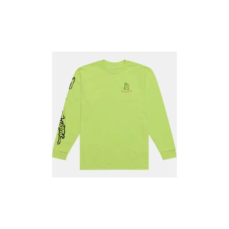Troy Lee Designs Peace Out pánske tričko dlhý rukáv Glo Yellow vel. L 63581827