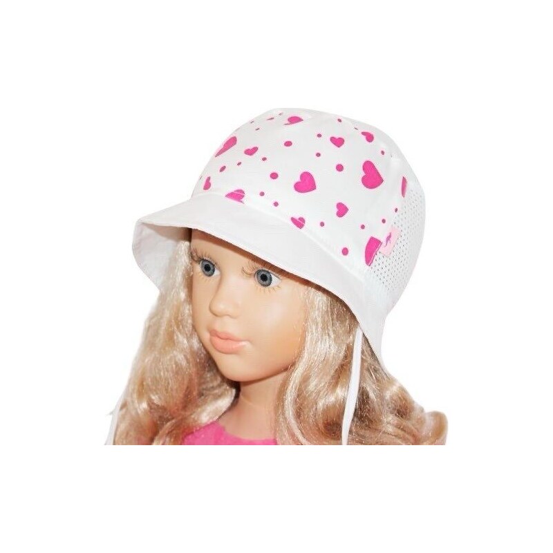 RADA Dievčenský letný Klobúk Zitka Srdce 46458153