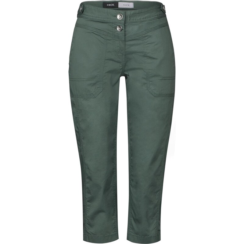 CECIL Nohavice New York tmavozelená 63585987