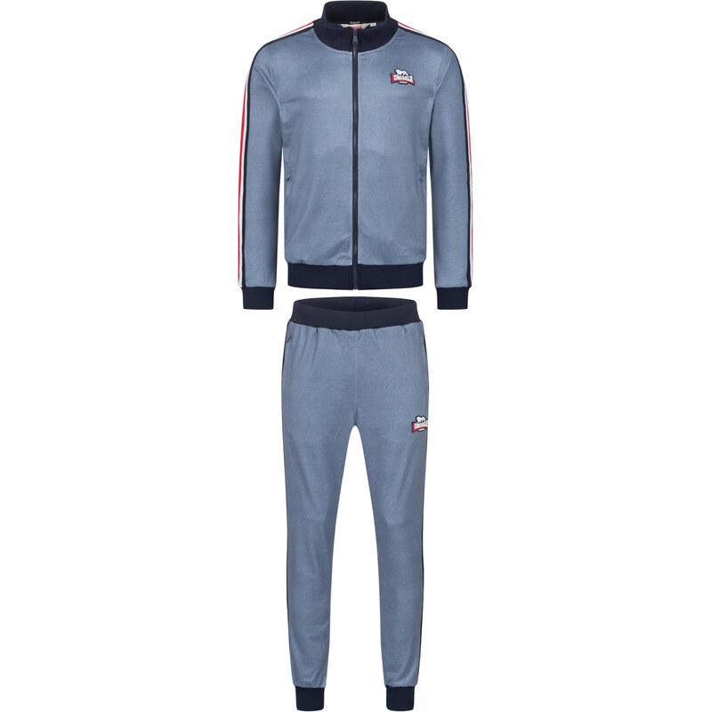 LONSDALE Tréningový komplet GAIRSAY modrá / námornícka modrá / červená 63741700