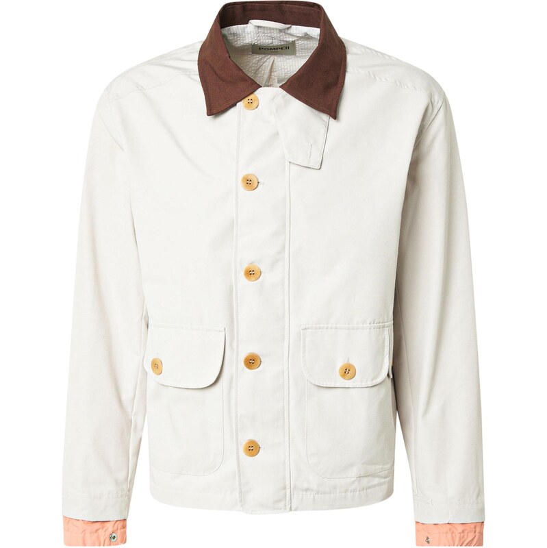 POMPEII Prechodná bunda béžová / tmavohnedá / oranžová 64442180