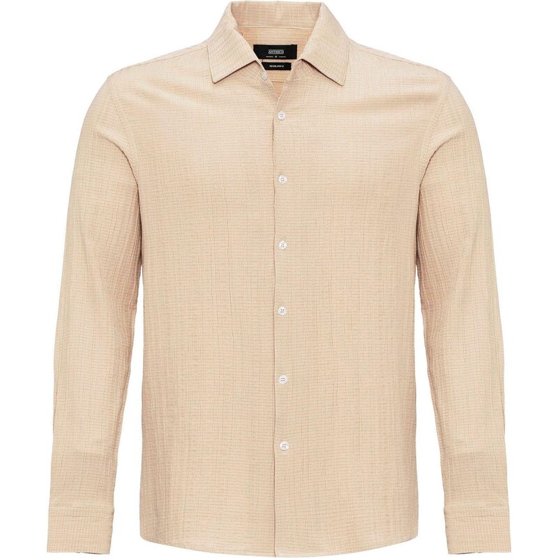 Antioch Košeľa béžová melírovaná 65652309