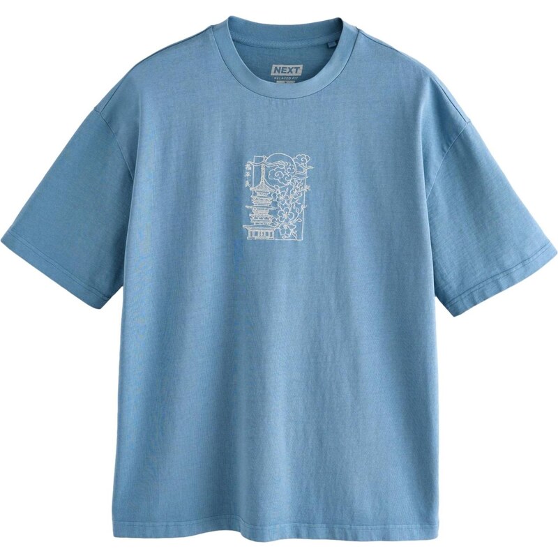 Next Tričko modrá / biela 63585910