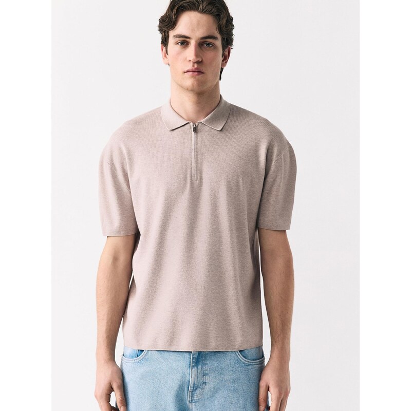 Next Tričko béžová 63585927