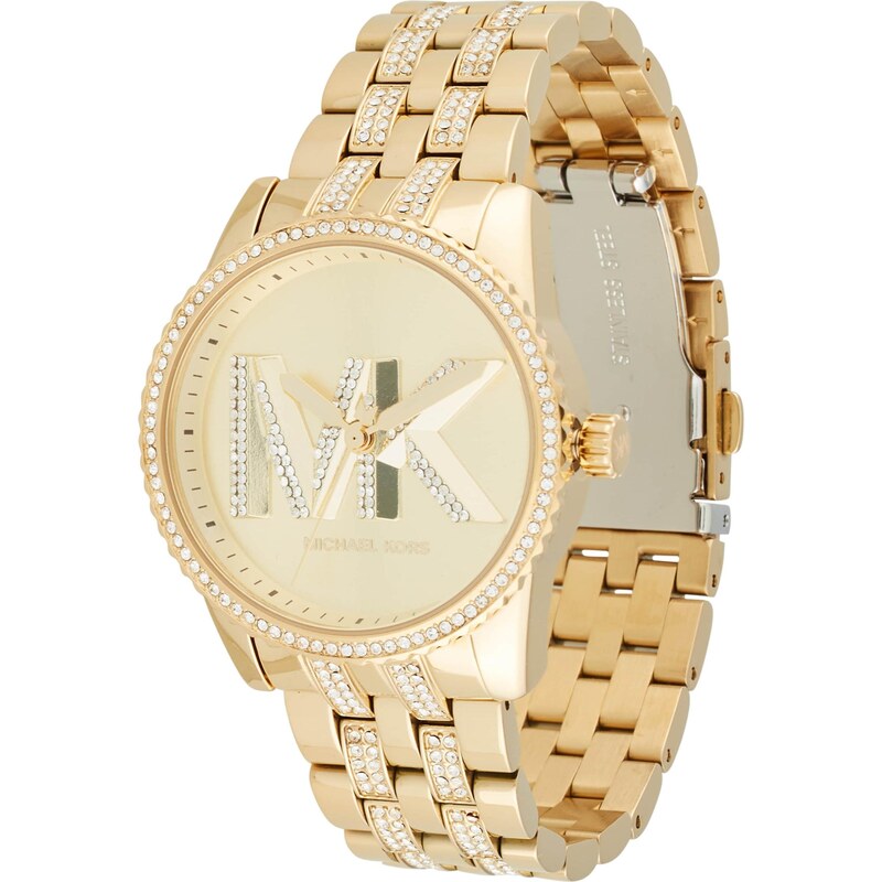 MICHAEL Michael Kors Analógové hodinky RITZ zlatá / grafitová / 63586138