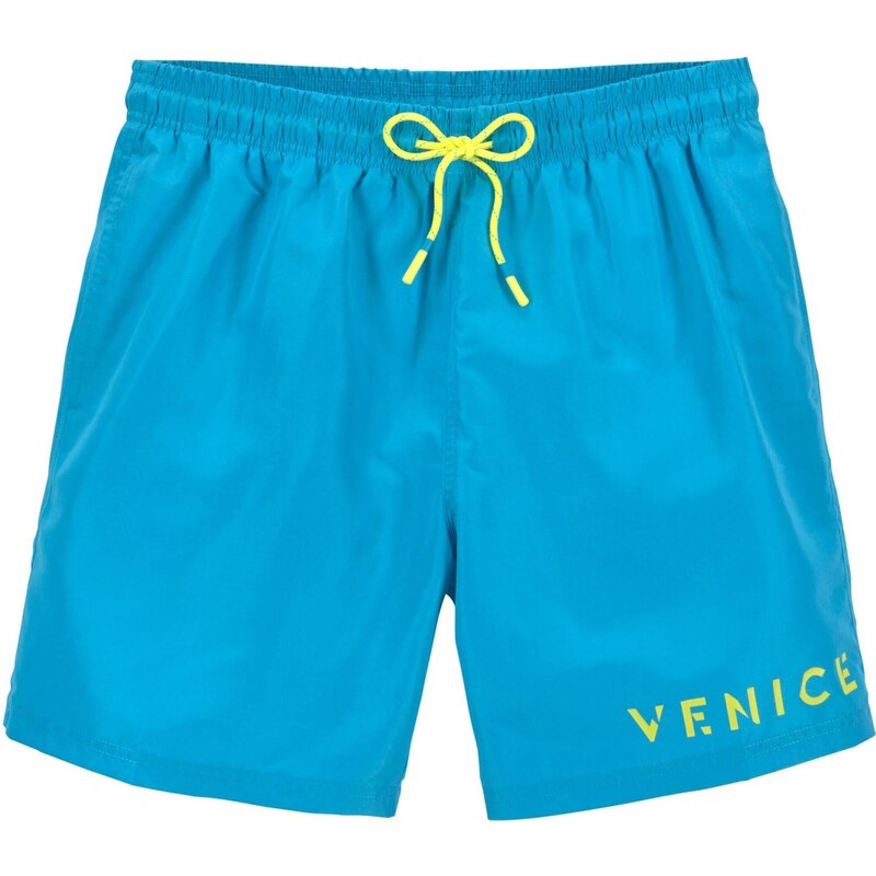 VENICE BEACH Plavecké šortky nebesky modrá / neónovo žltá 63599995
