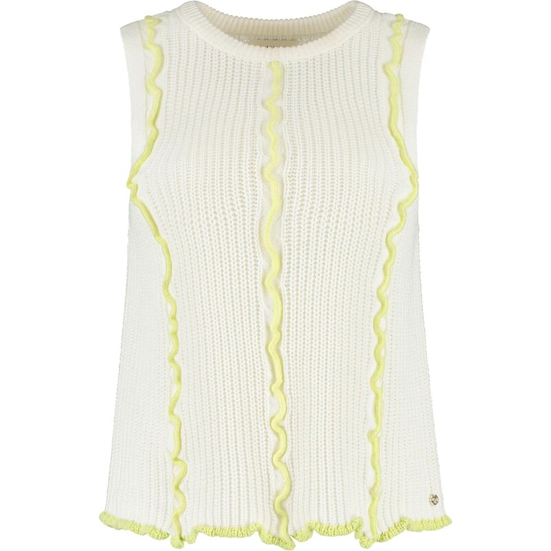 Shiwi Vyšívaný top Harley svetlozelená / biela 64201659