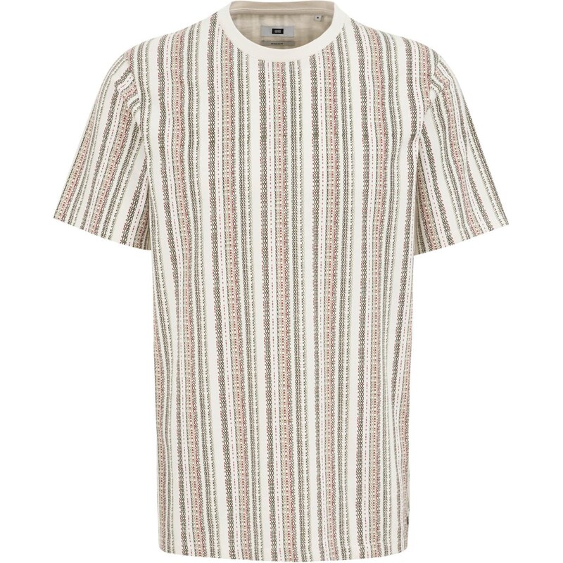 WE Fashion Tričko olivová / pastelovo zelená / červená / biela 63594368