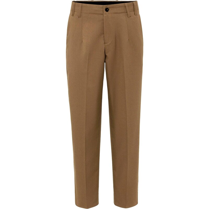 Antioch Plisované nohavice tmavobéžová 65652448