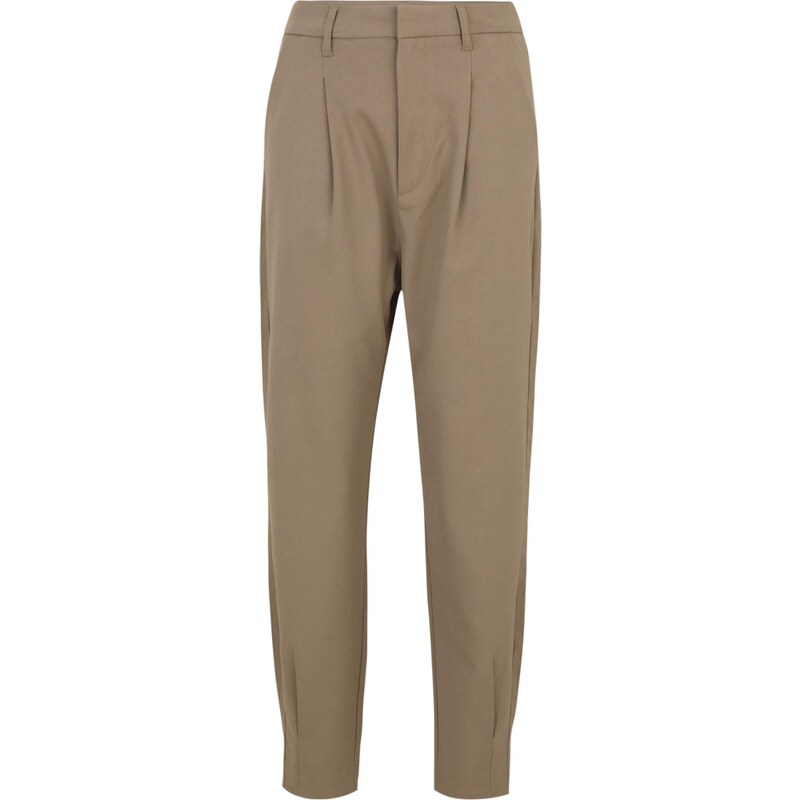 Cph Muse Nohavice s pukmi TAILOR tmavobéžová 63594667