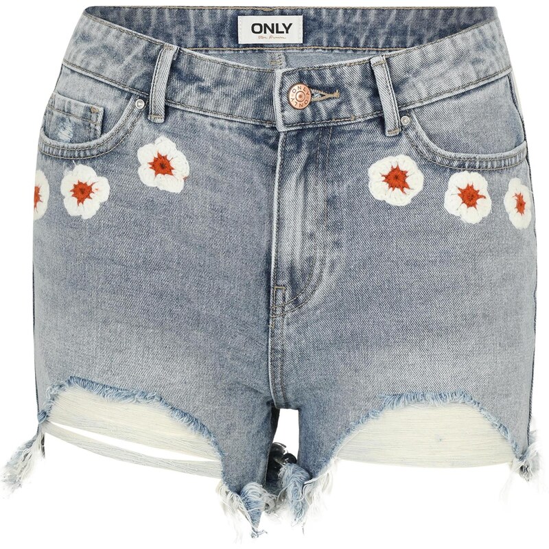 Only Tall Džínsy ONLPACY modrá denim / krvavo červená / biela 63594672