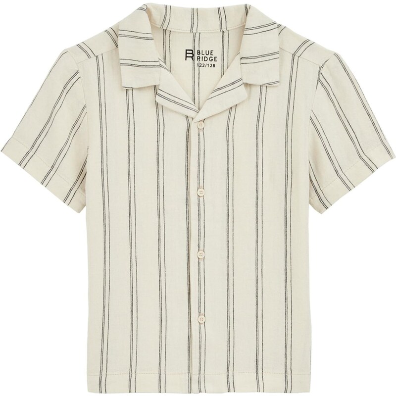 WE Fashion Košeľa nebielená / čierna 63594789