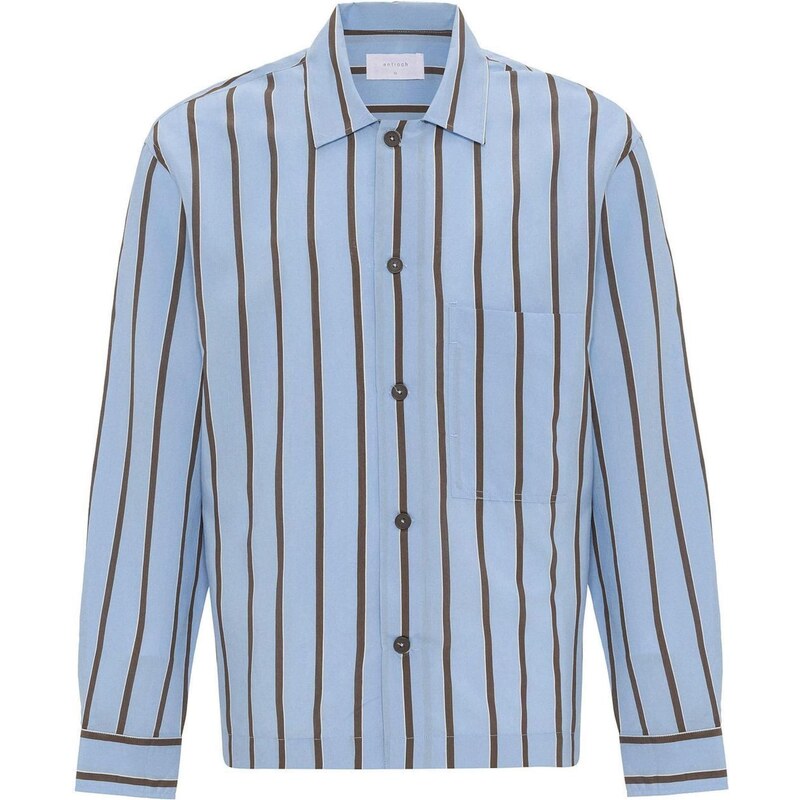 Antioch Košeľa svetlomodrá / tmavohnedá 65652430