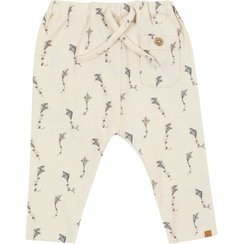 LilAtelier Nohavice Gavo Elo béžová / tmavosivá / čierna 63594786