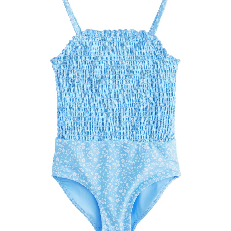 Next Jednodielne plavky modrá / biela 64215442